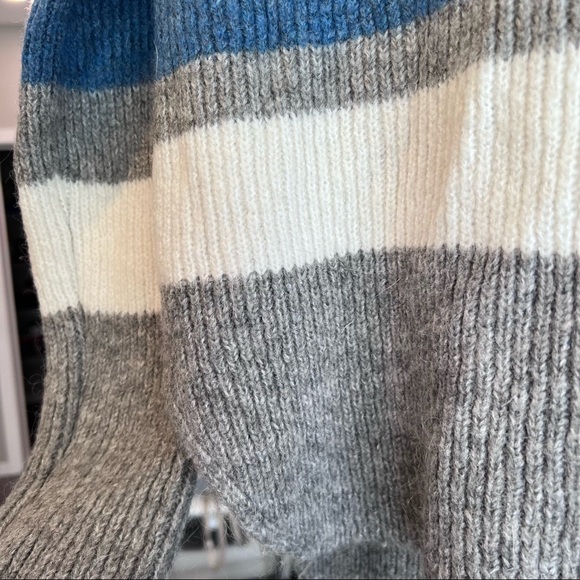 Zara Striped knit sweater. Mohair blend wool. Size M - Picture 3 of 4